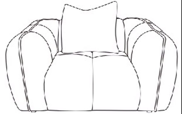 Lounge stoel Jezebel cream fancy Richmond Interiors - Afbeelding 3