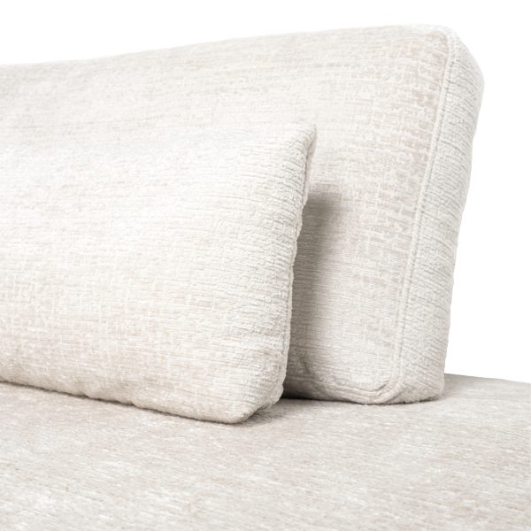 Bank Lund cream fusion 3-seater + ottoman right Richmond Interiors - Afbeelding 8