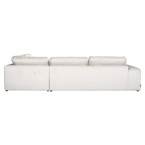 Bank Lund cream fusion 3-seater + ottoman right Richmond Interiors - Afbeelding 3