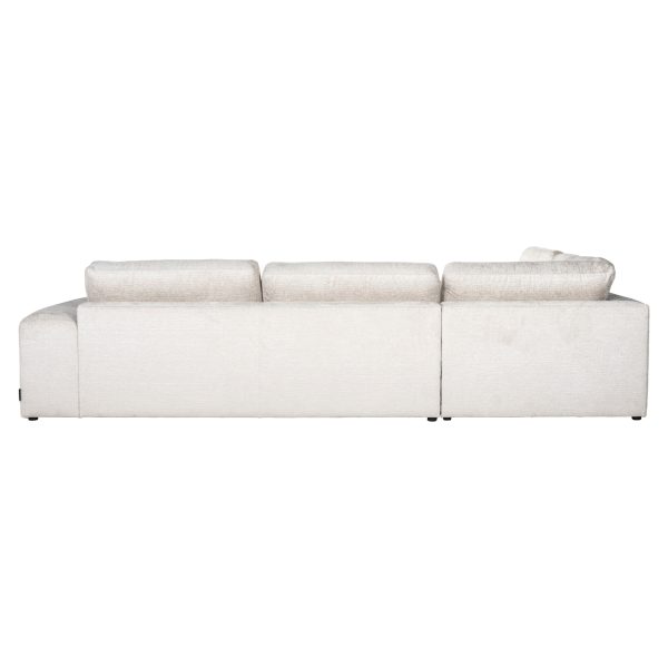 Bank Lund cream fusion 3-seater + ottoman left Richmond Interiors - Afbeelding 2