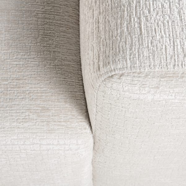 Bank Lund cream fusion 3-seater + ottoman left Richmond Interiors - Afbeelding 5