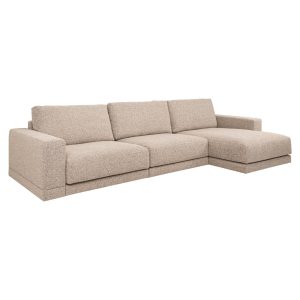 Bank Trentino cayenne brown 3,5-seater + lounge left or right Richmond Interiors