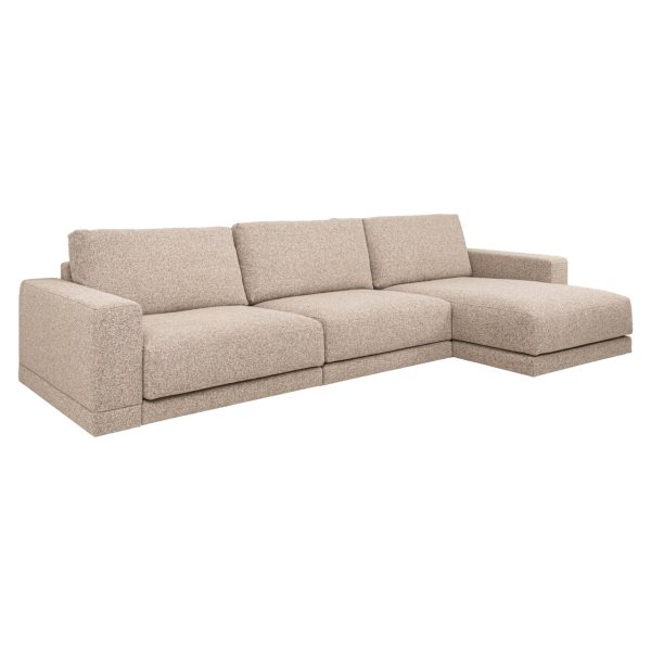 Bank Trentino cayenne brown 3,5-seater + lounge left or right Richmond Interiors
