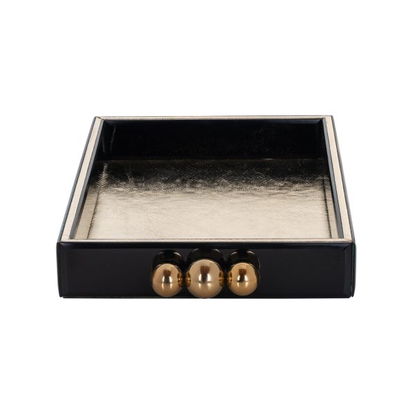 Dienblad Liv black/gold Richmond Interiors - Afbeelding 2