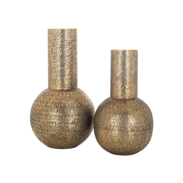Vaas Darcey brushed gold large Richmond Interiors - Afbeelding 2