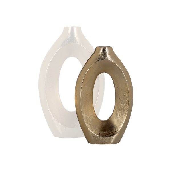 Vaas Alma brushed gold small Richmond Interiors - Afbeelding 5