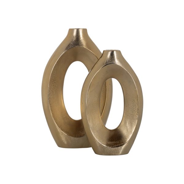 Vaas Alma brushed gold large Richmond Interiors - Afbeelding 4