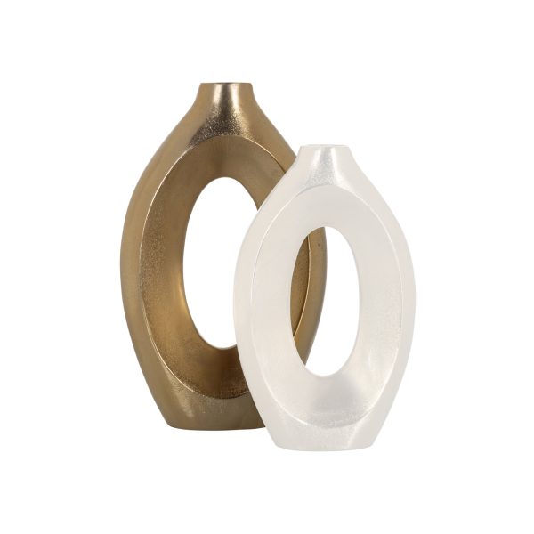 Vaas Alma brushed gold large Richmond Interiors - Afbeelding 5