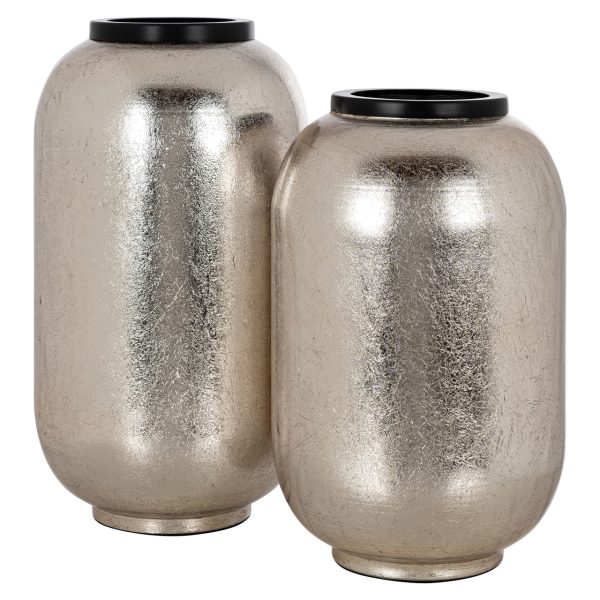 Vaas Vesna silver small Richmond Interiors - Afbeelding 3