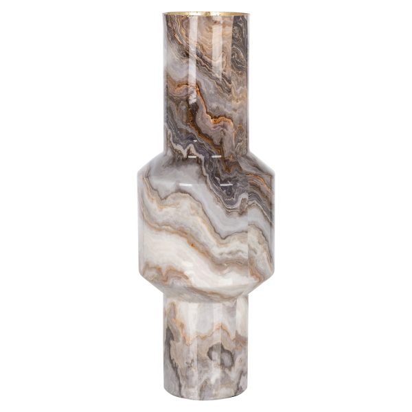 Vaas Noia brown large Richmond Interiors - Afbeelding 2