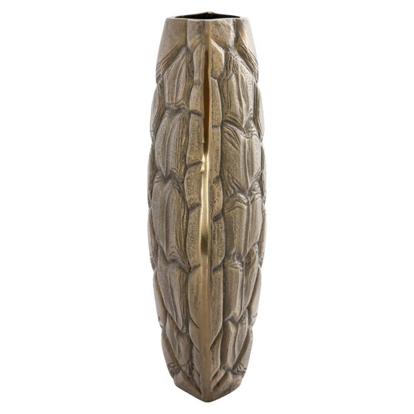 Vaas Lena brushed gold Richmond Interiors - Afbeelding 3