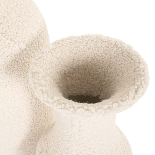 Vaas Fluffy white small Richmond Interiors - Afbeelding 2