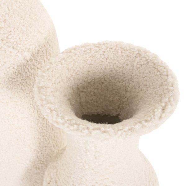 Vaas Fluffy white large Richmond Interiors - Afbeelding 2