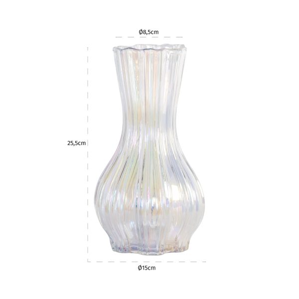 Vaas Cracy iridescent large Richmond Interiors - Afbeelding 5