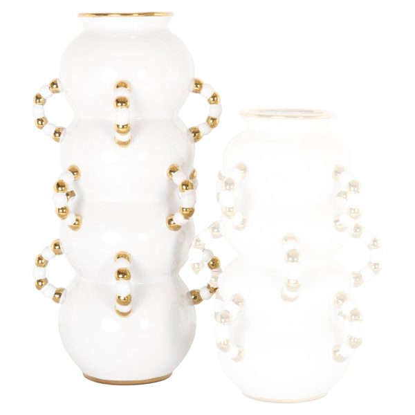 Vaas Pippy white large Richmond Interiors - Afbeelding 3