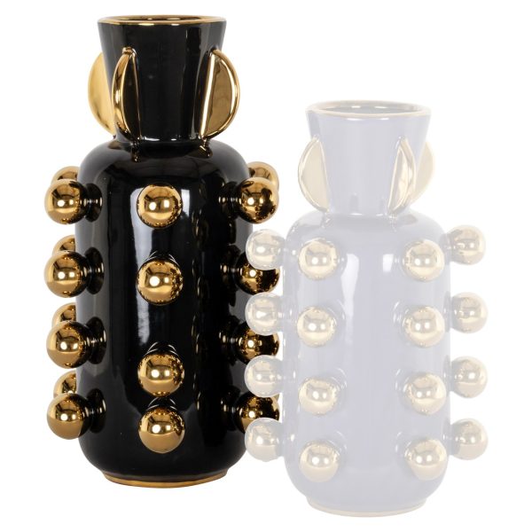 Vaas Zalia black large Richmond Interiors - Afbeelding 2