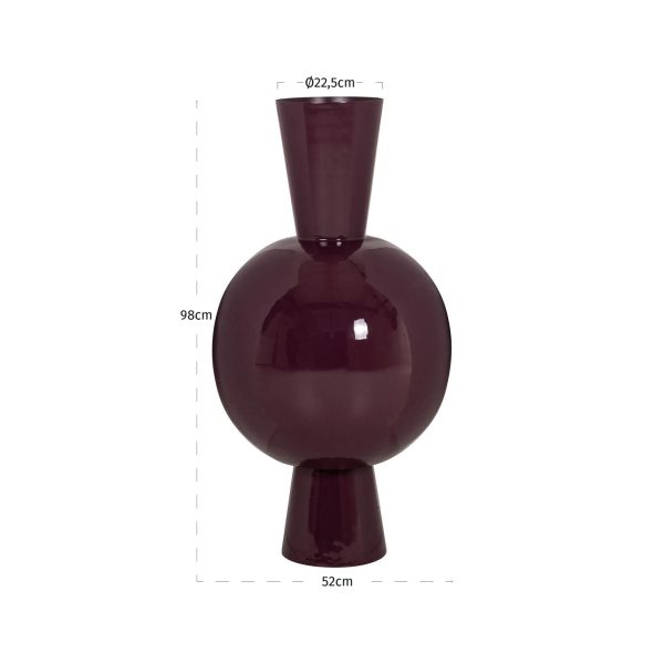 Vaas Avine burgundy Richmond Interiors - Afbeelding 3