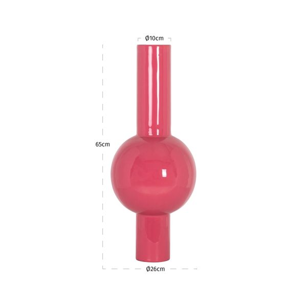 Vaas Noura bright pink Richmond Interiors - Afbeelding 3