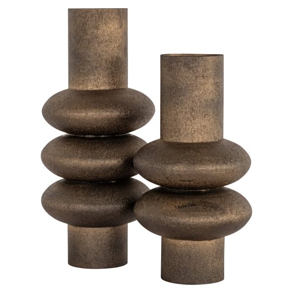 Vaas Megan brass antique Richmond Interiors - Afbeelding 3