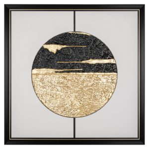 Wall art Moon black/gold Richmond Interiors