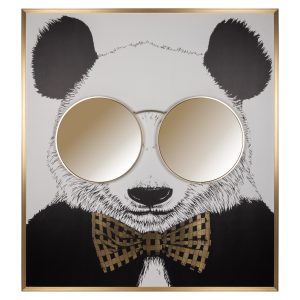 Wall art Panda black/gold Richmond Interiors
