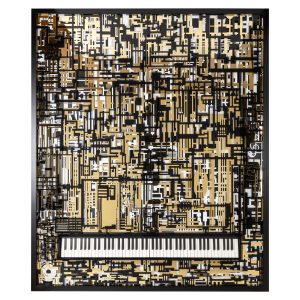 Wall art Wibi black/gold Richmond Interiors