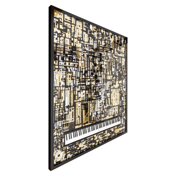 Wall art Wibi black/gold Richmond Interiors - Afbeelding 2