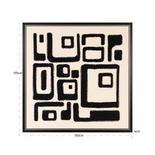 Wall art Shanita black/white Richmond Interiors - Afbeelding 4