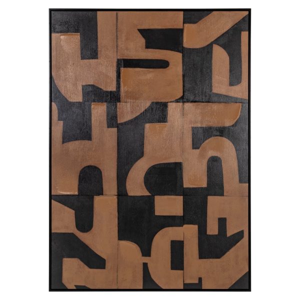 Wall art Cascade brown Richmond Interiors - Afbeelding 2