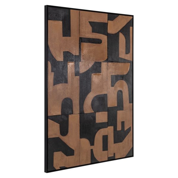 Wall art Cascade brown Richmond Interiors - Afbeelding 3
