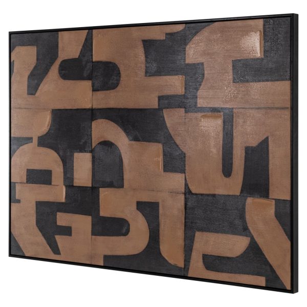 Wall art Cascade brown Richmond Interiors - Afbeelding 6