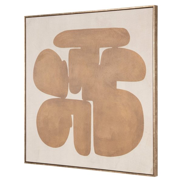 Wall art Odyssey gold right Richmond Interiors - Afbeelding 3