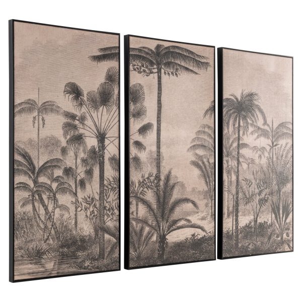Wall art Rhapsody brown (Set of 3) Richmond Interiors - Afbeelding 2
