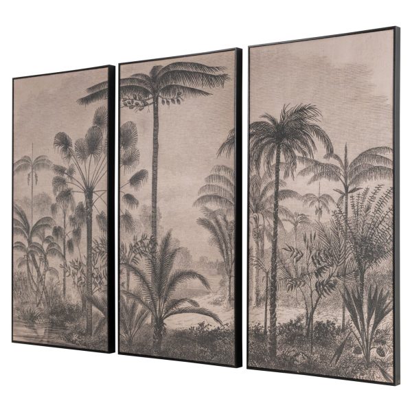 Wall art Rhapsody brown (Set of 3) Richmond Interiors - Afbeelding 3
