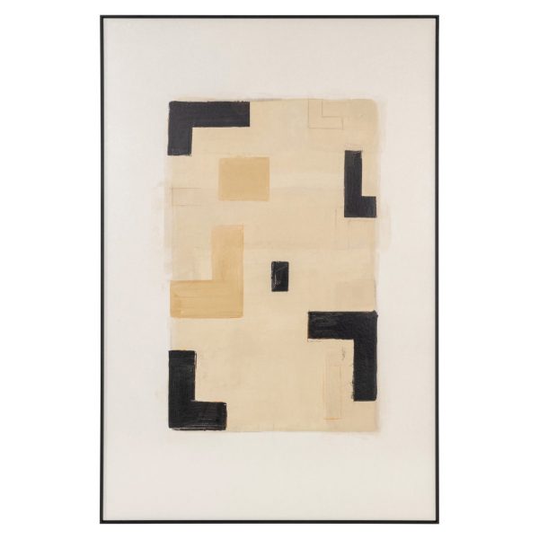 Wall art Vortex beige left Richmond Interiors