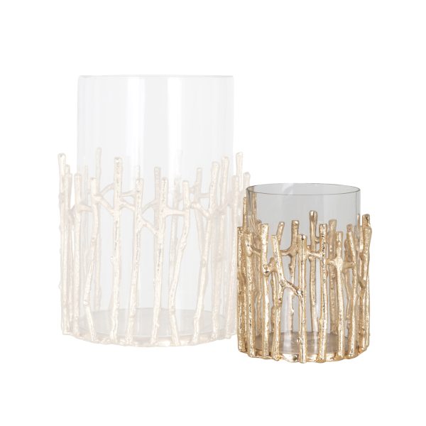 Windlicht Loretta gold small Richmond Interiors - Afbeelding 3