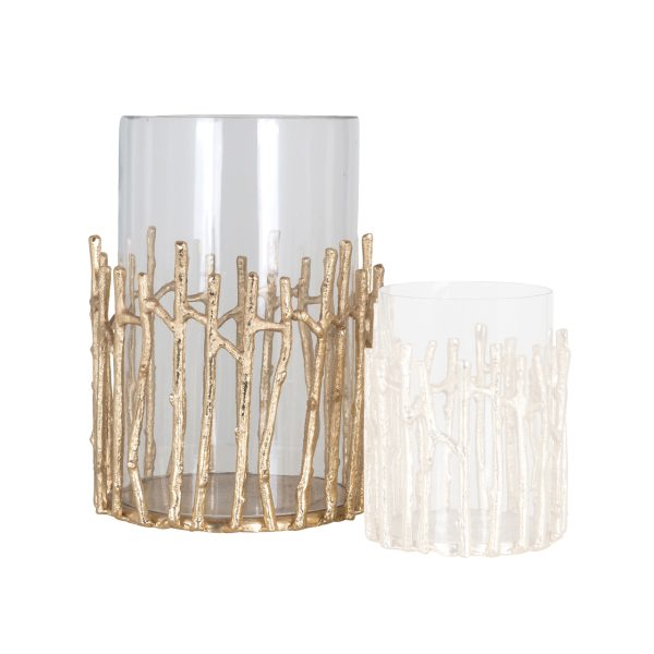 Windlicht Loretta gold large Richmond Interiors - Afbeelding 3