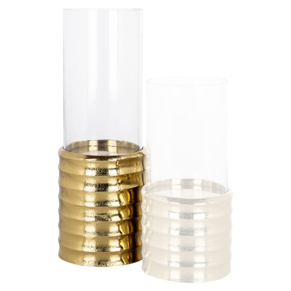 Windlicht Bodil gold large Richmond Interiors - Afbeelding 3
