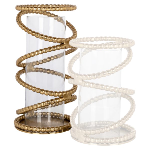 Windlicht Jaden brushed gold large Richmond Interiors - Afbeelding 3