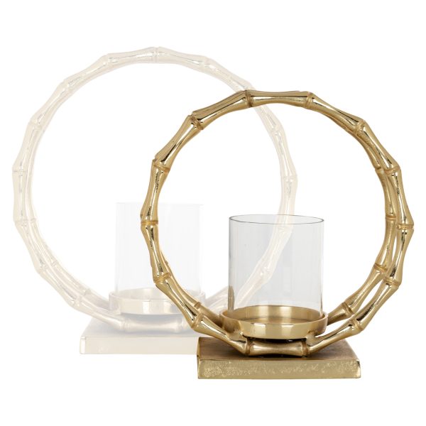Windlicht Merlyn gold small Richmond Interiors - Afbeelding 5