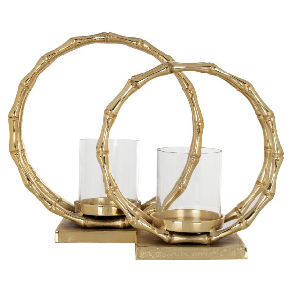 Windlicht Merlyn gold large Richmond Interiors - Afbeelding 4