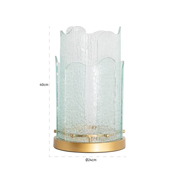 Windlicht Danila gold large Richmond Interiors - Afbeelding 2