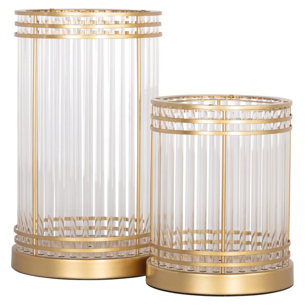Windlicht Dyara gold small Richmond Interiors - Afbeelding 2