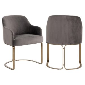 Eetkamerstoel Hadley stone velvet Richmond Interiors