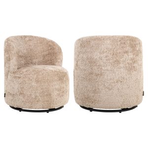 Lounge stoel Jackie sheep natural swivel kids Richmond Interiors