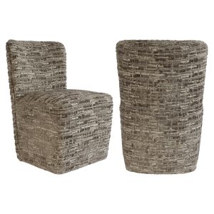 Eetkamerstoel Lorain greige on wheels Richmond Interiors