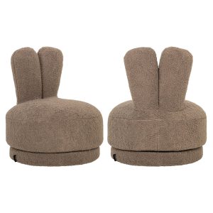 Lounge stoel Bunny taupe swivel kids Richmond Interiors