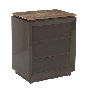 Nachtkastje Russo brown 3-drawers Richmond Interiors