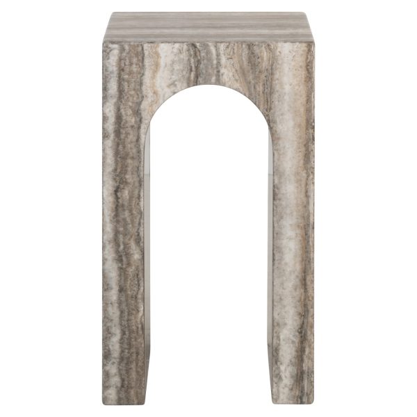 Bijzettafel Dulce grey faux travertine Richmond Interiors - Afbeelding 2