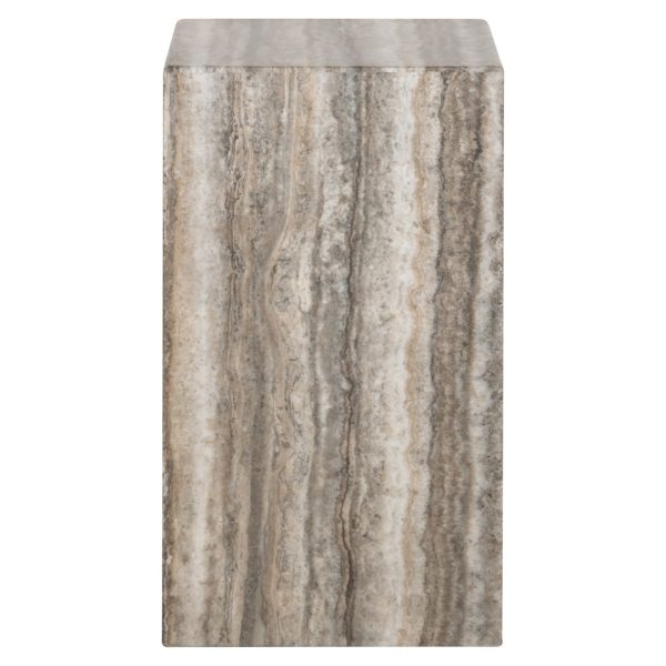 Bijzettafel Dulce grey faux travertine Richmond Interiors - Afbeelding 3